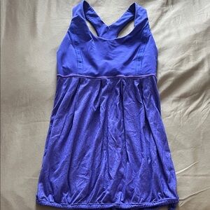 Lululemon Purple-blue Sleeveless top (us4)